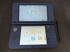 B1424 Nintendo New 3ds Ll Xl Console Metallic Blue W pen Manual Adapter Fx