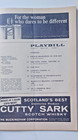 Funny Girl Playbill 1960s Winter Garden Barbra Streisand Sydney Chaplin