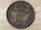1942 Iceland 2 Aurar Wwii