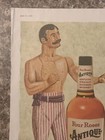 1959 Four Roses Antique Bourbon Print Ad Old Time Bare Knuckle Fighter Vtg 1950s