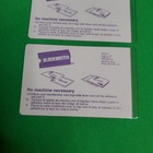 vintage Og Stock  Blockbuster Video Membership Card Laminate Sleeve 3 Pack