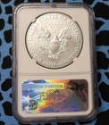 2017 Ngc Ms 70 Silver Eagle Dollar  1oz  999 Silver  1 Coin  First Day Of Issue
