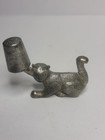 Pewter Cat Thimble Holder Metzke 1979