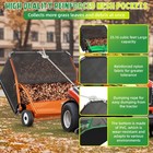 48  Lawn Sweeper Tow Behind  Leaf Collector  lage Pull Behind Lawn Grass Sweeper