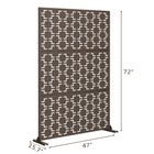 Decorative Outdoor Privacy Screen Panels With Stand For Garden Backyard Patio