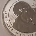 2017 Canada  2 Big Horn Sheep Series 3 4oz Silver Bullion Coin  Reverse Proof
