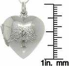 Jewelry Trends Sterling Silver Stamped Tree Of Life Locket Necklace