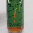 Vintage Cities Service Utility Oil Glass Bottle Gas Station Collectible