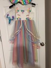 New Elsa Unicorn Tutu Fancy Ball Dress Girl Size 140cm  Us Size 10