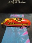 Antique J  Chein 6 5  Wind Up Tin Litho Toy  52 Early Racer Indy Parts Car As Is