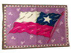Rare Antique 1910 s Chili Felt Cigar Tobacco Flannel Felt Flag Rare