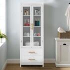 Bathroom Storage Cabinet Tower Narrow Tall Cabinet With 2 Door And 2 Drawer