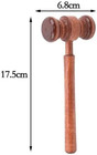 Brown Handmade Wooden Gavel  Vintage Judge Gavel  Auction Gavels  Props And Clot