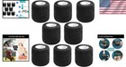 Black Cohesive Bandage Wrap - 2 Inch Self-stick Vet Tape For Pets   Sports