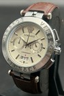 Vintage Versace Chronograph White Dial Men s Wrist Watch