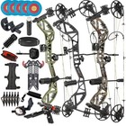 30-70lb Camo Archery Hunting Compound Bow For Adult Right Hand 310fps Shooting