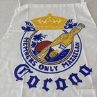 Vintage Corona Extra Beer Club Mazatlan Mexico Apron White  rare 
