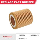 Hu816x Oil Filter 2pcs For Bmw 3 5 7 Series X3 X5 11427953129 