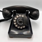1940 Old Telephone Western Electric Antique Bell System Black Rotary Dial Table