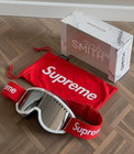 Fw15 Supreme X Smith White Goggles Dirt Bike Atv Motocross Ski Snowboard New