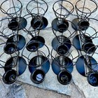 Lot Of 15 Round Wire Fry Appetizer Baskets W ramekin Holder ramekin Inc  5    X 7   