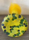 Yellow Loetz Tango Glass Vase- jack In The Pulpit    Style