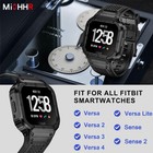 Miohhr Stainless Steel Case And Band Compatible Fitbit Versa