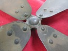 Westinghouse Antique Electric Fan Brass Blade And Hub  16  Blade  5 16  Shaft