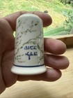 Judaica Porcelain Large Thimble Floral Motif 2 3 4    Tall Pretty