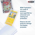 100 Bcw 3x4 Toploaders Regular 35pt   4 Packs Of 25 