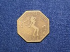 Vintage New York City 42nd St Show World Center  Girl Peep Show Token