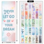 60pcs Bookmarks 2x6  Bulk Inspirational Paper Bookmarks For Kids   Adults