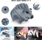 Indestructible Dog Chew Toy For Aggressive Chewers Squeaky 100  Natural Rubber