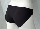 Men s Speedo All Black Swim Brief Size 32 Nylon