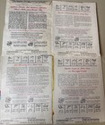 Vintage Vogart Transfer Pattern Lot Floral Bird Embroidery Iron On 1950s