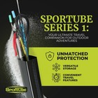Sportube Series 1 Lightweight Protective Outdoor Sports Gear Travel Case  Black