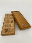Rare Authentic Japanese Incense Scent Game Box With Wood Panels Vintage