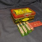 Vintage Chinese Medical Tin   Glass Bottles Set Bo Ying Compound Po Chai Pills