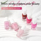 Pink Nail Polish Set  6 Colors Quick Dry Fingernail Polish  Spring Rose Peach Ma