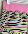 Ivivva By Lululemon Girls 8 Athletic Running Shorts Striped With Pink Waist