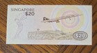 Singapore 20 Dollars 1979  Aunc Banknote 