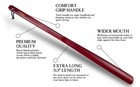Luxdecor Long Handled Wooden Shoehorns-24in Wooden Long Handle Shoe Horn For    