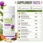 Uvola Milk Thistle Supplement  80  Silymarin Liver Support Formula  90 Capsules