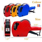 Price Tag Gun Mx-5500 8 Digits Eos Labeler Marking Machine W  Sticker Labels Ink
