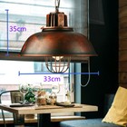 Vintage Pendant Light Industrial Rustic Farmhouse Hanging Ceiling Lamp Fixture