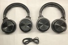 Cowin  2  Bluetooth Active Noise Cancelling Wireless Over Ear  Headphones Black