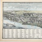 1887  Palestine - Holy Land - Israel  Map Original  16x11   Dead Sea - Jordan