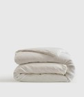  164 Quince European 100  Linen White Duvet Cover Full Queen