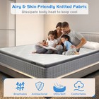 12  14  Twin Full Queen King Size Mattress Hybrid Foam Pocket Coils Bed In A Box