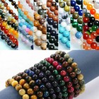 Wholesale Natural Gemstone Round Spacer Loose Beads 4mm 6mm 8mm 10mm 12mm